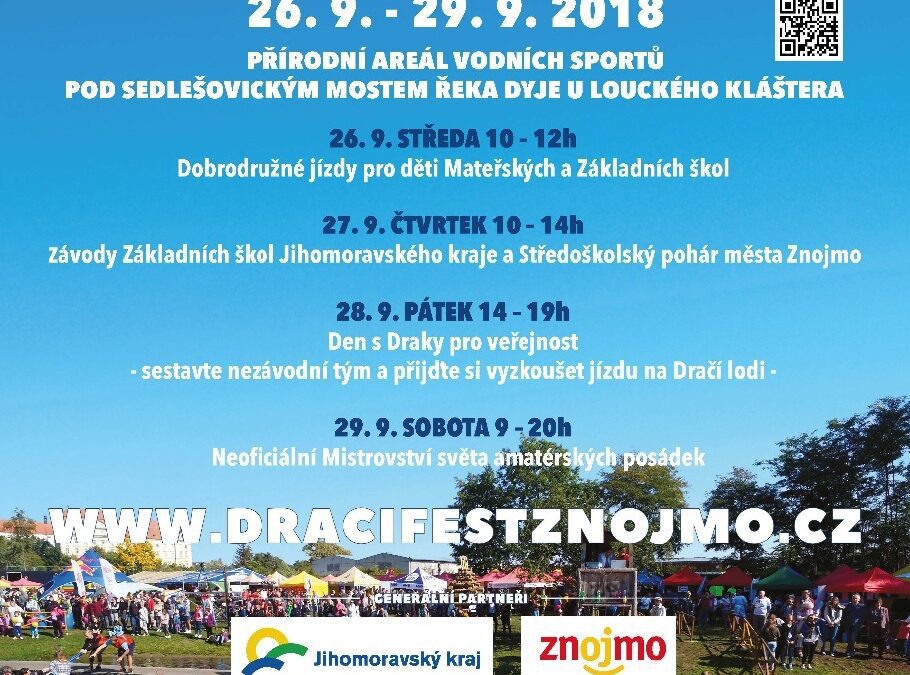 Pozvání na dračí lodě do Znojma