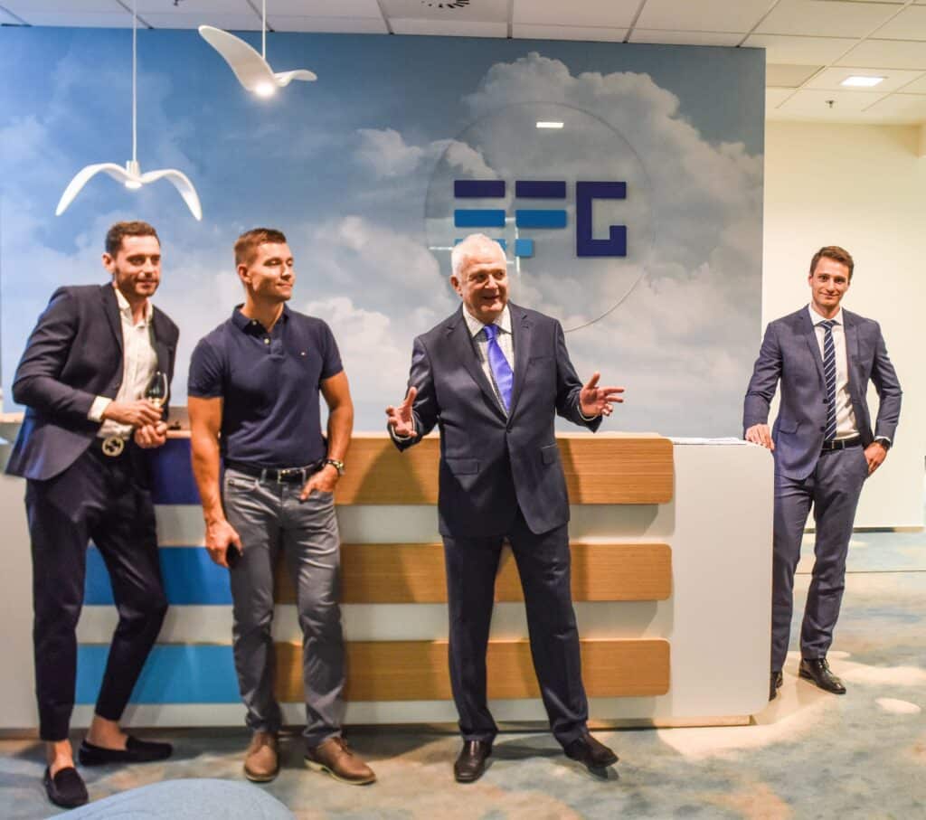 EFG recepce Tomas Voltr Ivo Skrenek