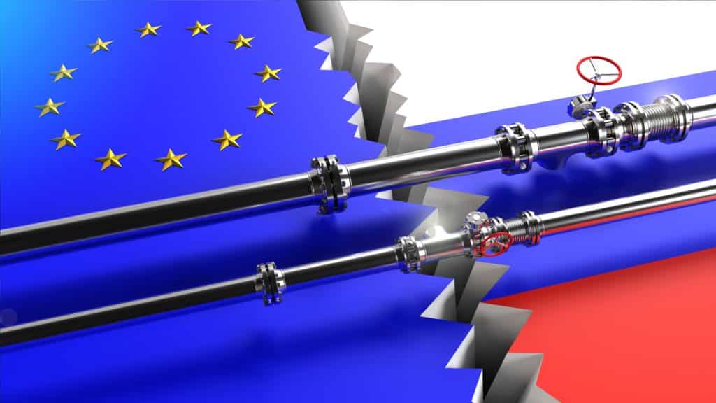 EU nechce závislost na Ruském plynu