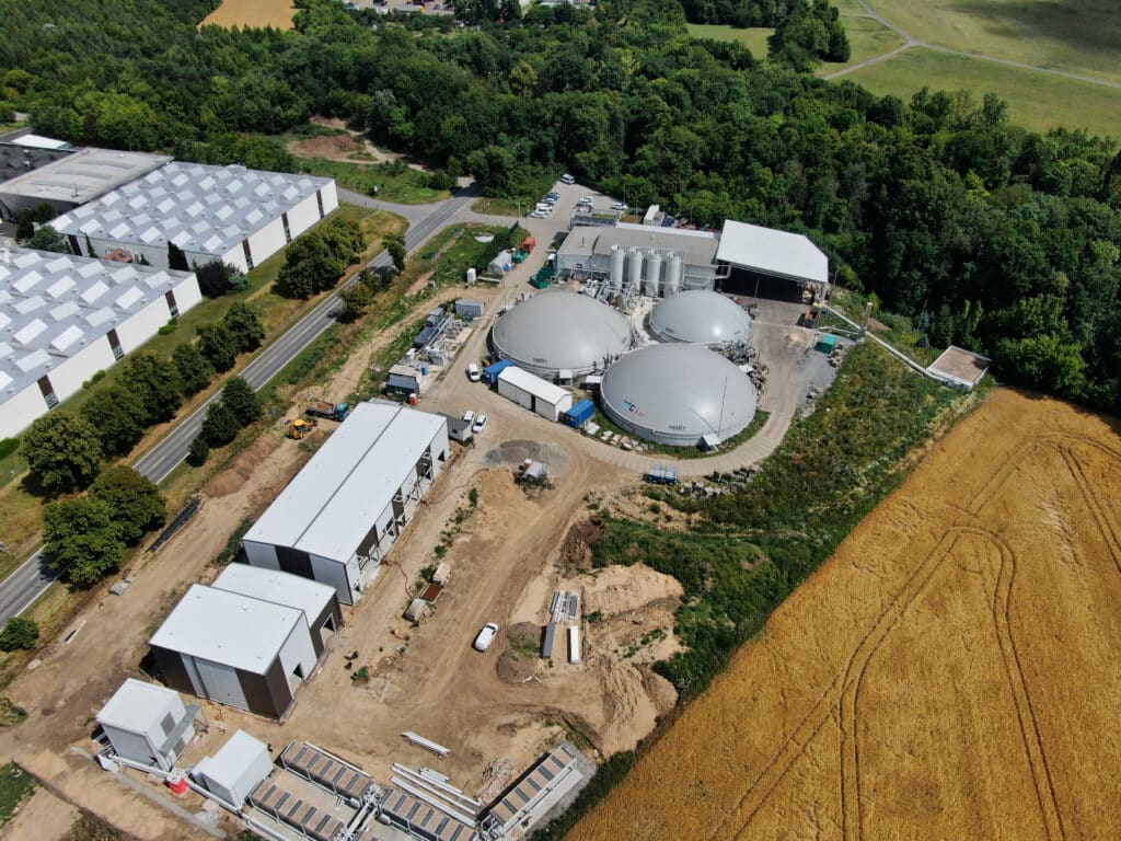 Biometanová stanice EFG Vyškov BPS