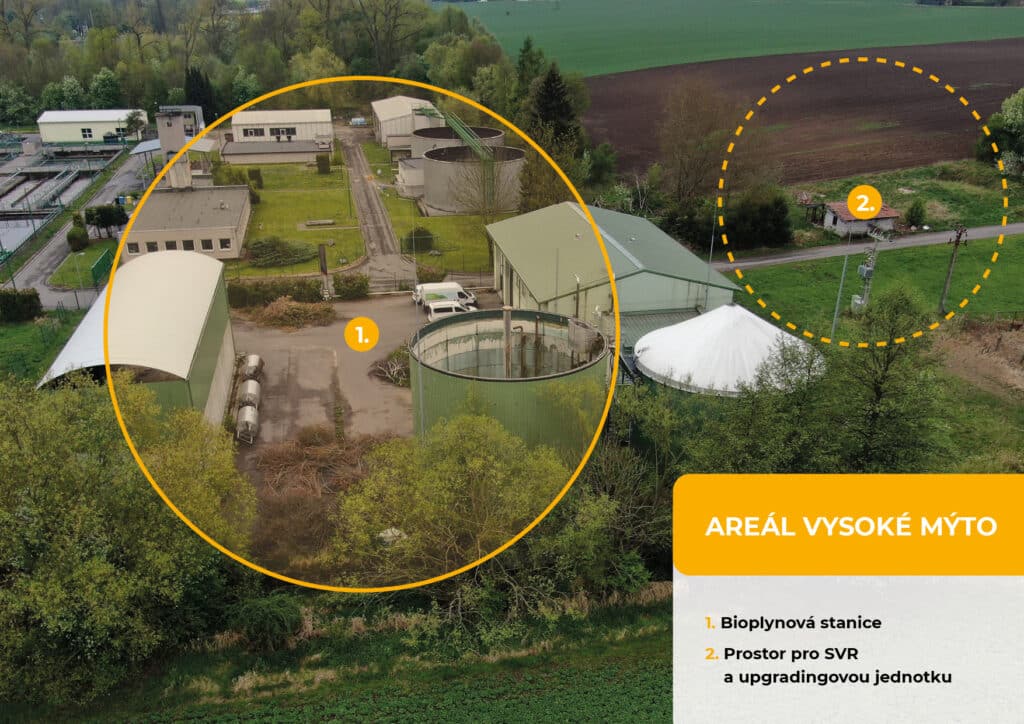 Areály EFG Vysoké Mýto BPS a EFG Vysoké Mýto SVR