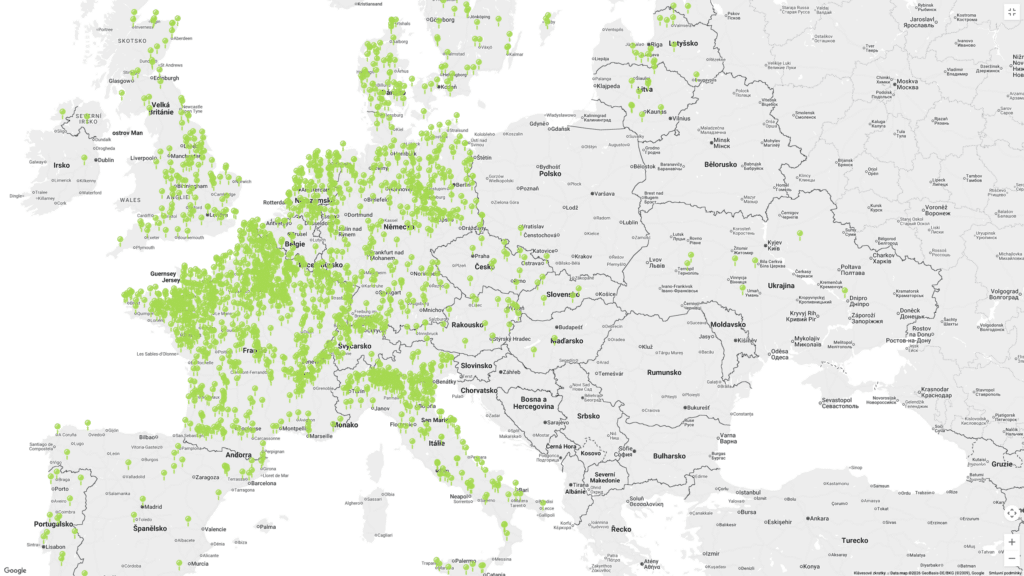 EBA Biomethane map